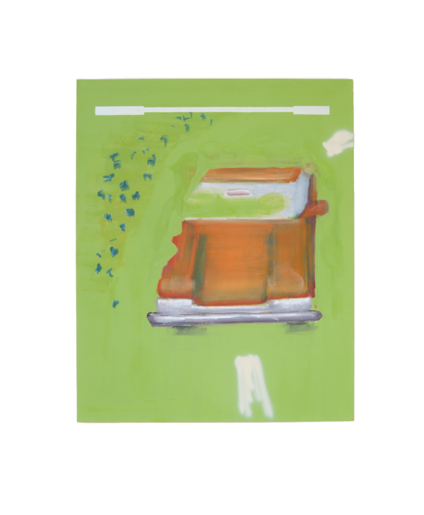 voiture en vert