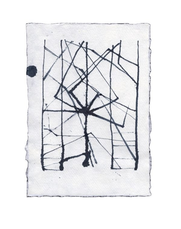 johann s | ink on handmade paper | 2025
