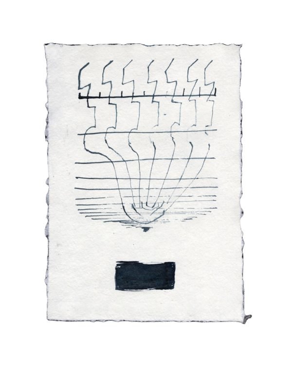 Johann s | ink on handmade paper | 2025