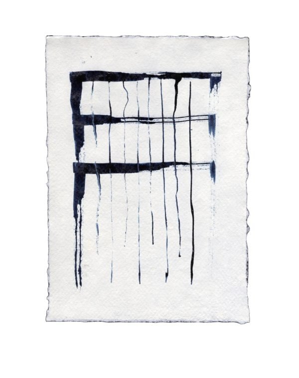 Johann s | ink on handmade paper | 2025