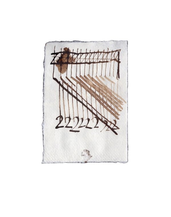 johann s | ink on handmade paper | 2023 j Groß