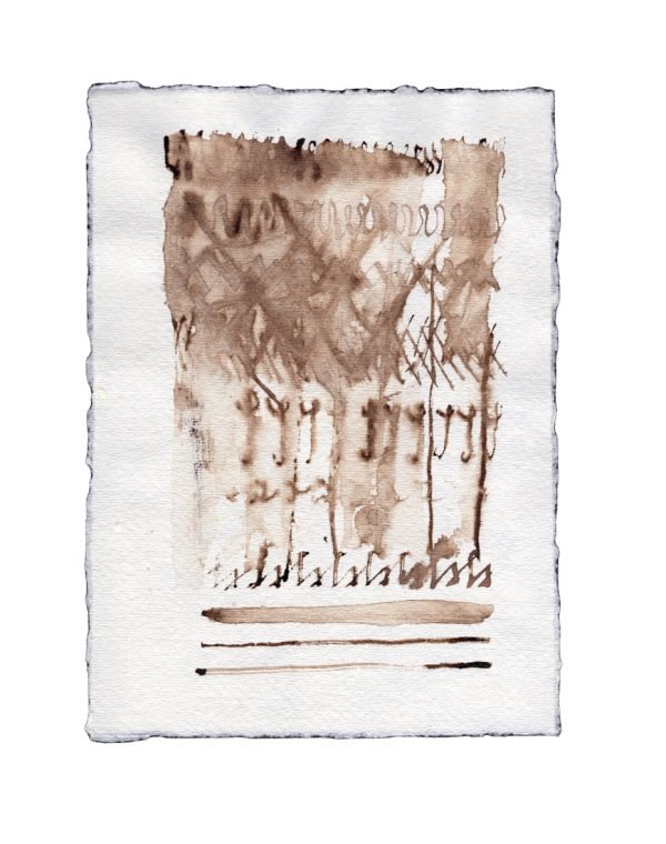 johann s | ink on handmade paper | 2023 k Groß