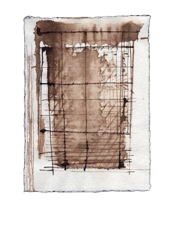 johann s | ink on handmade paper | 2023 p Groß