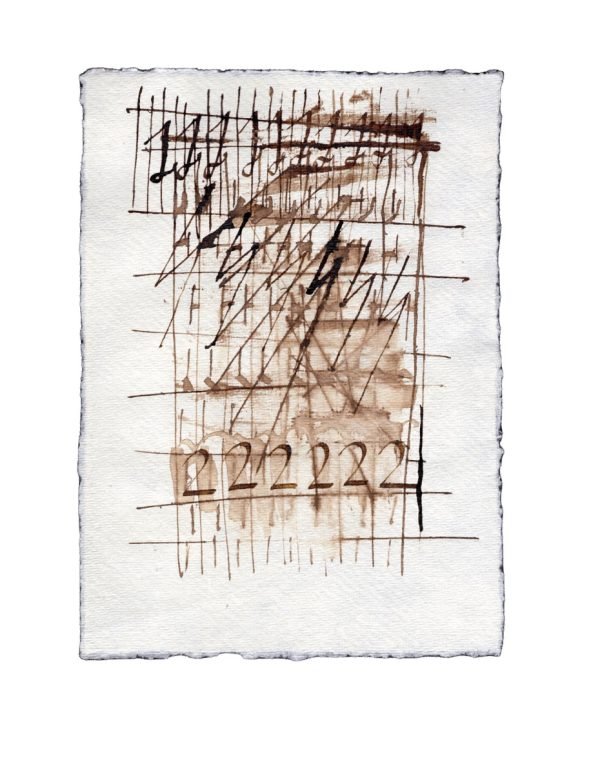 johann s | ink on handmade paper | 2023 x Groß