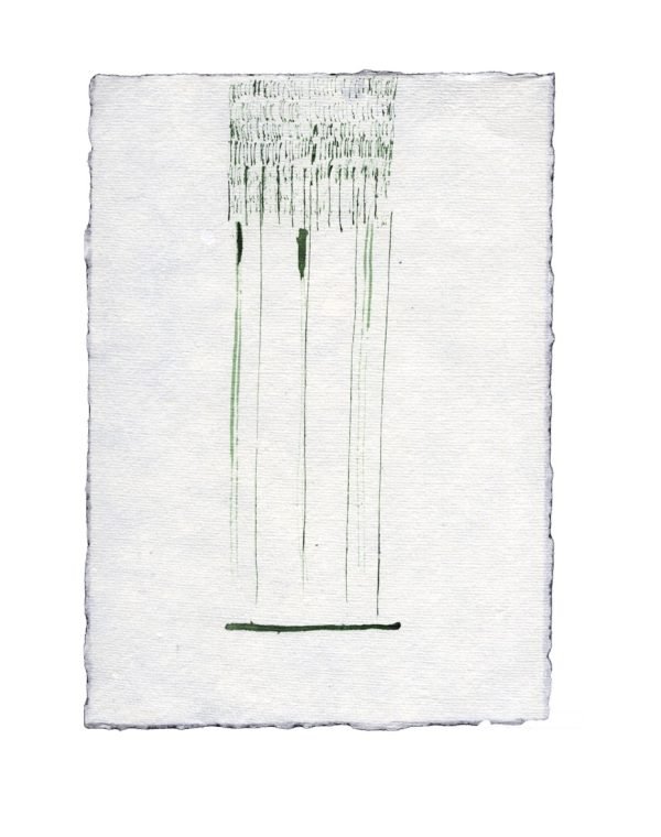johann s | ink on handmade paper | 2023 zz Groß