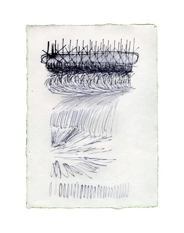 Johann s | ink on handmade paper | 2023