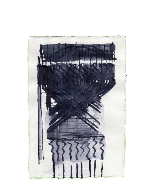 Johann s | ink on handmade paper | 2023