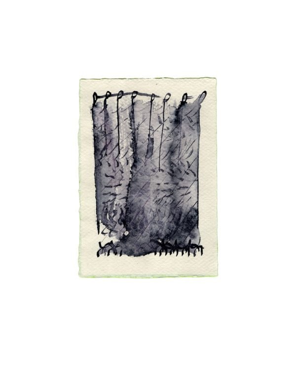 Johann s | ink on handmade paper | 2023
