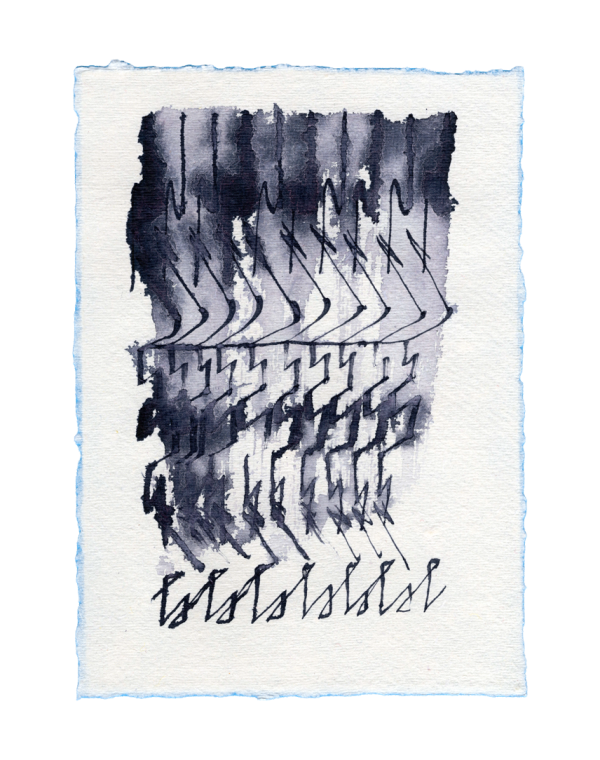 Johann s | ink on handmade paper | 2023